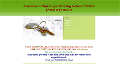 Desktop Screenshot of americanchallenge.net