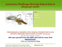 Tablet Screenshot of americanchallenge.net